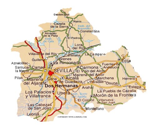Mapa De Sevilla